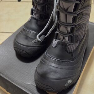 The North Face Black and Gray Winter Boots